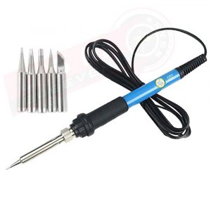 60W SOLDERING IRON ELECTRIC SOLDER 220V WITH 5PCs DIFFERENT TIPS