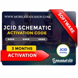JCID intelligent maintenance diagram interface for iPhone repair JCID software showing mobile motherboard schematic and repair diagram