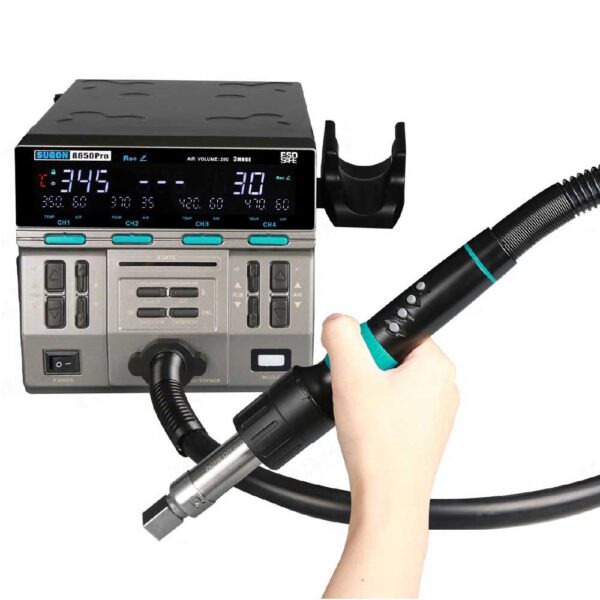 Sugon 8650 Pro SMD Rework Station – 1300W Hot Air Gun for Mobile Repair - Image 4